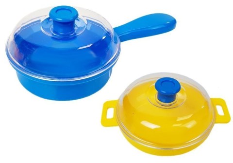 Zestaw Naczyń Plastikowych Mały Kucharz Garnki Zestaw Naczyń Plastikowych Mały Kucharz Garnki