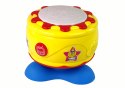 Duży Interaktywny Bębenek Muzyczny Światełka 19 cm Duży Interaktywny Bębenek Muzyczny Światełka 19 cm