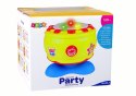 Duży Interaktywny Bębenek Muzyczny Światełka 19 cm Duży Interaktywny Bębenek Muzyczny Światełka 19 cm