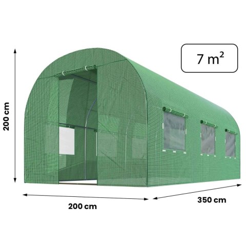 Tunel ogrodowy 2x3,5x (7m2) Plonos Tunel ogrodowy 2x3,5x (7m2) Plonos