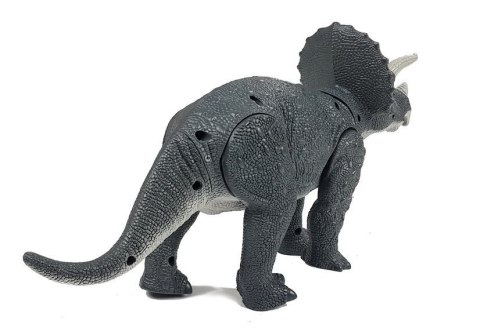 Duży Dinozaur Na Baterie Triceratops Szary Duży Dinozaur Na Baterie Triceratops Szary