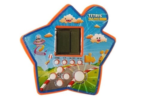 Gra Elektroniczna Kieszonkowa Tetris Gwiazdka Pomarańczowy Gra Elektroniczna Kieszonkowa Tetris Gwiazdka Pomarańczowy
