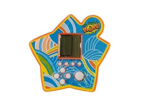 Gra Elektroniczna Kieszonkowa Tetris Gwiazdka Pomarańczowy Gra Elektroniczna Kieszonkowa Tetris Gwiazdka Pomarańczowy