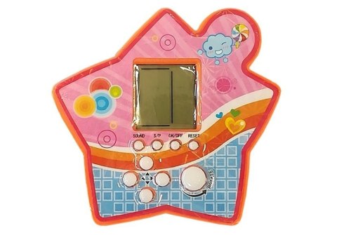 Gra Elektroniczna Kieszonkowa Tetris Gwiazdka Pomarańczowy Gra Elektroniczna Kieszonkowa Tetris Gwiazdka Pomarańczowy
