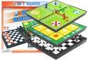Gry 7w1 Zestaw Gier Planszowych Ludo Warcaby Gry 7w1 Zestaw Gier Planszowych Ludo Warcaby