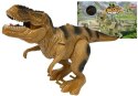 Dinozaur Tyranozaur Rex Na Baterie Brązowy Dinozaur Tyranozaur Rex Na Baterie Brązowy
