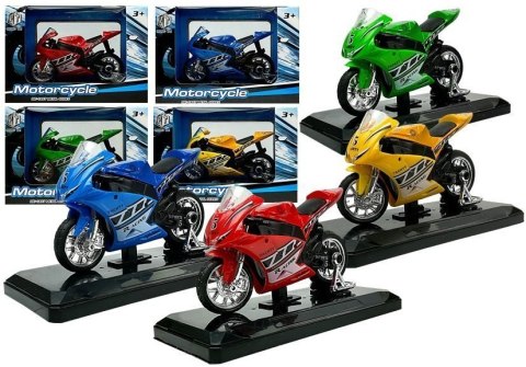 Sportowy Motocykl z Dźwiękami 1:18 4 Kolory Sportowy Motocykl z Dźwiękami 1:18 4 Kolory