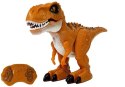 Dinozaur Zdalnie Sterowany R/C Brąz Dźwięk Światło Tyranozaur Dinozaur Zdalnie Sterowany R/C Brąz Dźwięk Światło Tyranozaur