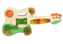 Interaktywna Gitara Pianinko Dla Dzieci Dźwięk Światło Zielona Interaktywna Gitara Pianinko Dla Dzieci Dźwięk Światło Zielona