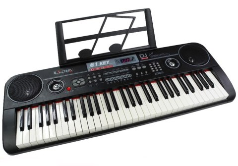 Keyboard Organy 328-06 Mikrofon Zasilacz Czarny Keyboard Organy 328-06 Mikrofon Zasilacz Czarny