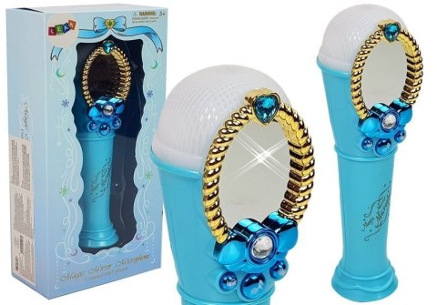 Magiczne Lustro Z Mikrofonem Niebieskie USB Światła Magiczne Lustro Z Mikrofonem Niebieskie USB Światła