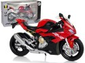 Motocykl Model BMW S1000RR Czerwony Dźwięki Światła Motocykl Model BMW S1000RR Czerwony Dźwięki Światła
