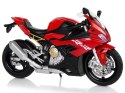Motocykl Model BMW S1000RR Czerwony Dźwięki Światła Motocykl Model BMW S1000RR Czerwony Dźwięki Światła