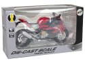 Motocykl Model BMW S1000RR Czerwony Dźwięki Światła Motocykl Model BMW S1000RR Czerwony Dźwięki Światła