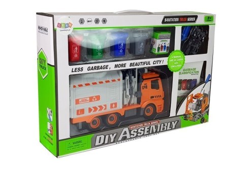 Zestaw DIY Śmieciarka Sorter Segregowanie Odpadów Gra Śrubokręt Dźwięk Efekty Świetlne Zestaw DIY Śmieciarka Sorter Segregowanie Odpadów Gra Śrubokręt Dźwięk Efekty Świetlne