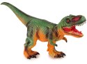 Duża Figurka Dinozaur Tyranozaur Rex Zielono- Pomarańczowy Dźwięk 60 cm Długości Duża Figurka Dinozaur Tyranozaur Rex Zielono- Pomarańczowy Dźwięk 60 cm Długości