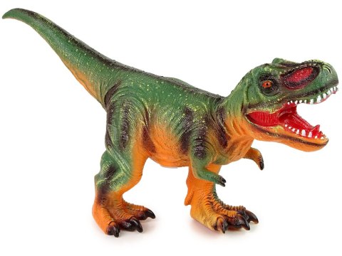 Duża Figurka Dinozaur Tyranozaur Rex Zielono- Pomarańczowy Dźwięk 60 cm Długości Duża Figurka Dinozaur Tyranozaur Rex Zielono- Pomarańczowy Dźwięk 60 cm Długości