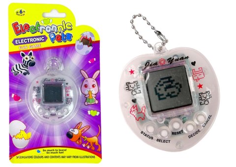 Gra Elektroniczna Tamagotchi Zwierzątko Biała Gra Elektroniczna Tamagotchi Zwierzątko Biała