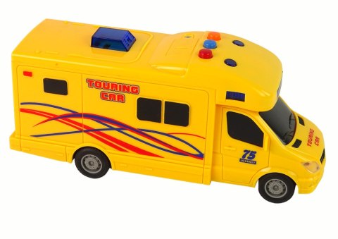 Auto Camper Wycieczka Napęd Frykcyjny Dźwięk Światła Auto Camper Wycieczka Napęd Frykcyjny Dźwięk Światła
