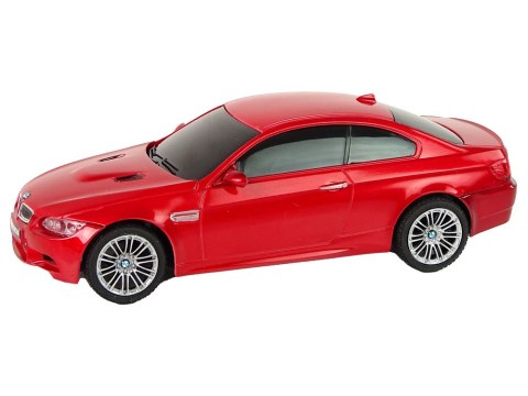 Auto R/C BMW M3 Pilot Światła 1:28 Czerwone Auto R/C BMW M3 Pilot Światła 1:28 Czerwone