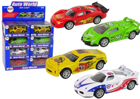 Auto Sportowe Wyścigowe Resorak Wyścigi 4 Kolory 1:43 Auto Sportowe Wyścigowe Resorak Wyścigi 4 Kolory 1:43