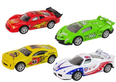 Auto Sportowe Wyścigowe Resorak Wyścigi 4 Kolory 1:43 Auto Sportowe Wyścigowe Resorak Wyścigi 4 Kolory 1:43