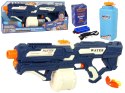 Duży Elektryczny Pistolet Na Wodę Na Akumulator Zasięg 9 m 1000 ml Duży Elektryczny Pistolet Na Wodę Na Akumulator Zasięg 9 m 1000 ml
