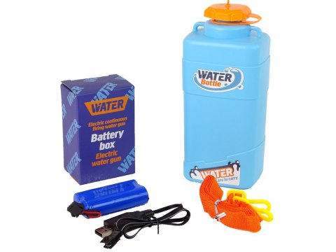 Duży Elektryczny Pistolet Na Wodę Na Akumulator Zasięg 9 m 1000 ml Duży Elektryczny Pistolet Na Wodę Na Akumulator Zasięg 9 m 1000 ml