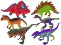 Figurki Dinozaury Kolorowe 6 Sztuk Figurki Dinozaury Kolorowe 6 Sztuk