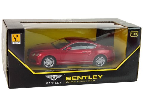 Samochód Bentley 1:24 Napęd Frykcyjny Czerwony Samochód Bentley 1:24 Napęd Frykcyjny Czerwony