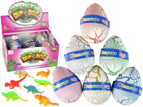 Wykluwające się Magiczne Jajko Dinozaura Rosnące 7,5 cm Białe Wykluwające się Magiczne Jajko Dinozaura Rosnące 7,5 cm Białe