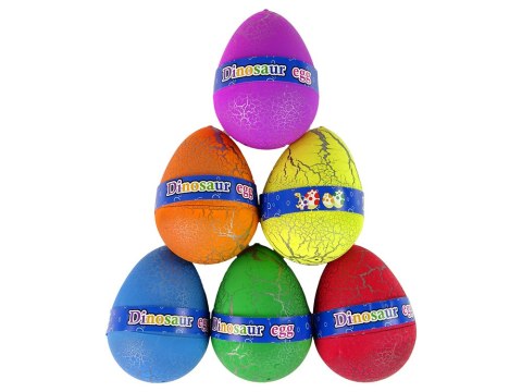 Wykluwające się Magiczne Jajko Dinozaura Rosnące 9 cm Kolory Wykluwające się Magiczne Jajko Dinozaura Rosnące 9 cm Kolory