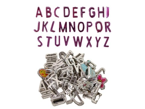 Zestaw Biżuterii Bransoletek Literki DIY Zestaw Biżuterii Bransoletek Literki DIY