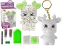 Zestaw DIY Diamentowy Renifer DIY Kryształki Brelok 3D Biały Zestaw DIY Diamentowy Renifer DIY Kryształki Brelok 3D Biały