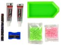 Zestaw DIY Diamentowy Renifer DIY Kryształki Brelok 3D Zielony Zestaw DIY Diamentowy Renifer DIY Kryształki Brelok 3D Zielony