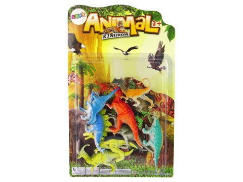 Zestaw Figurek Dinozaurów 9 sztuk Kolorowe Zestaw Figurek Dinozaurów 9 sztuk Kolorowe