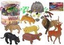 Zestaw Figurek Dzikie Zwierzęta 34 Elementy Safari Lew Gepard Tygrys Zestaw Figurek Dzikie Zwierzęta 34 Elementy Safari Lew Gepard Tygrys