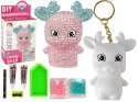 Zestaw Kreatywny DIY Diamentowy Renifer DIY Kryształki Brelok 3D Różowy Zestaw Kreatywny DIY Diamentowy Renifer DIY Kryształki Brelok 3D Różowy