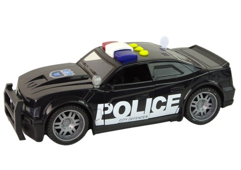 Auto Policja 1:14 Światła Dźwięki Czarne Auto Policja 1:14 Światła Dźwięki Czarne