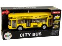 Autobus Miejski Żółty Z Napędem Frykcyjnym 1:18 Autobus Miejski Żółty Z Napędem Frykcyjnym 1:18