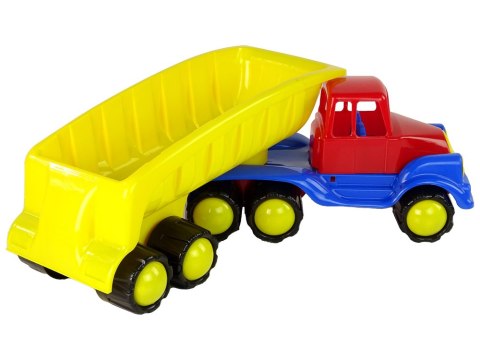 Duży Samochód z Naczepą 45cm Żółty Duży Samochód z Naczepą 45cm Żółty