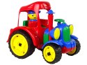 Duży Traktor Ciągnik Pojazd Farma Figurka Gumowe Koła Duży Traktor Ciągnik Pojazd Farma Figurka Gumowe Koła