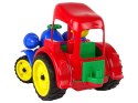 Duży Traktor Ciągnik Pojazd Farma Figurka Gumowe Koła Duży Traktor Ciągnik Pojazd Farma Figurka Gumowe Koła