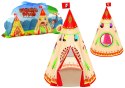 Namiot Tipi Dla Dzieci Styl Indiański Ogród Kremowy 160 cm x 105 cm Namiot Tipi Dla Dzieci Styl Indiański Ogród Kremowy 160 cm x 105 cm