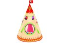 Namiot Tipi Dla Dzieci Styl Indiański Ogród Kremowy 160 cm x 105 cm Namiot Tipi Dla Dzieci Styl Indiański Ogród Kremowy 160 cm x 105 cm