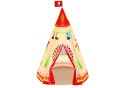 Namiot Tipi Dla Dzieci Styl Indiański Ogród Kremowy 160 cm x 105 cm Namiot Tipi Dla Dzieci Styl Indiański Ogród Kremowy 160 cm x 105 cm