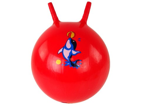 Piłka Do Skakania Skoczek 45 cm Morskie Zwierzęta Czerwony Piłka Do Skakania Skoczek 45 cm Morskie Zwierzęta Czerwony