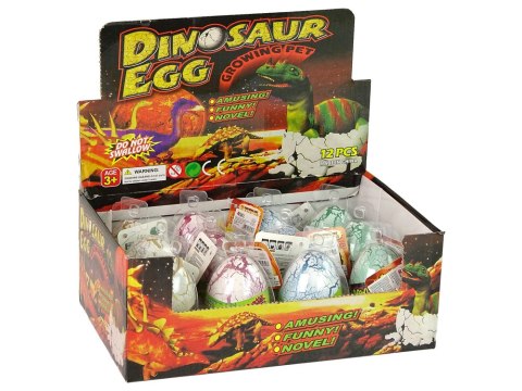 Wykluwające się Magiczne Jajko Dinozaura Rosnące 6 cm Białe Wykluwające się Magiczne Jajko Dinozaura Rosnące 6 cm Białe