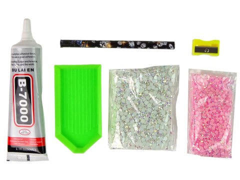 Zestaw Jednorożec DIY Diamenty Kryształki Różowy Zestaw Jednorożec DIY Diamenty Kryształki Różowy
