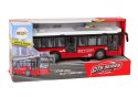 Autobus Na Baterie Światła Dźwięki Napęd Frykcyjny Czerwony 1:16 Autobus Na Baterie Światła Dźwięki Napęd Frykcyjny Czerwony 1:16